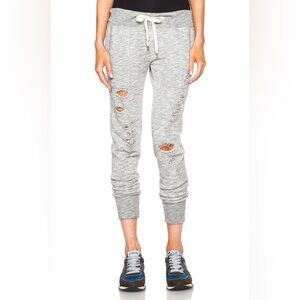 NSF Rue Cotton-Blend Pant Vintage Heather Destroy Jogger Sweatpants